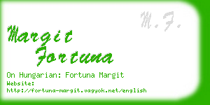 margit fortuna business card